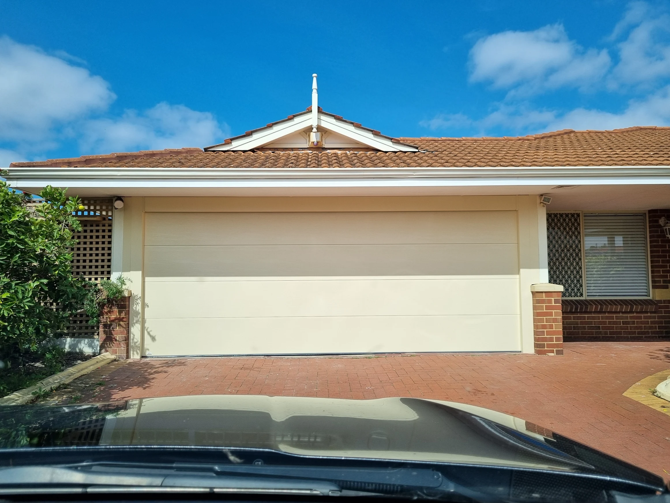 Vincent Wong's garage door job in Treeby