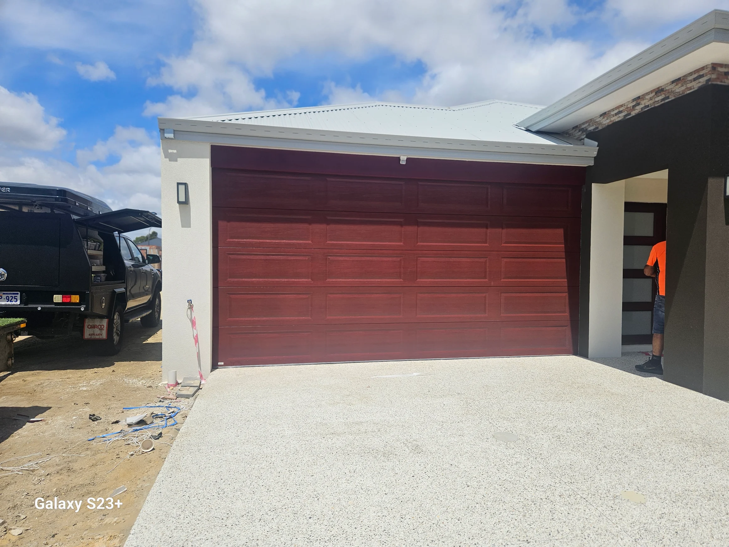 Brian Kipkorir's garage door job in Lansdale